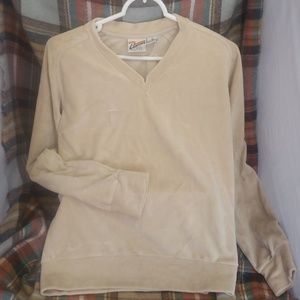 Loafers by RYK, vintage velour, V neck sweater